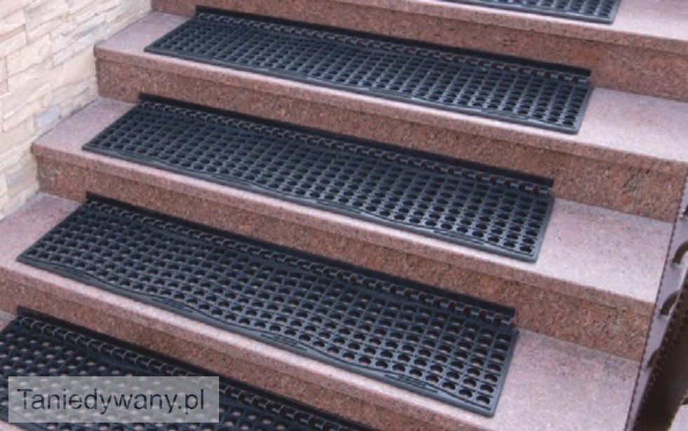 Obrazek ANTYPOŚLIZGI MATY I NAKŁADKI Nakładki antypoślizgowe FROST na schody zewnętrzne (Montaż - kołki rozporowe)