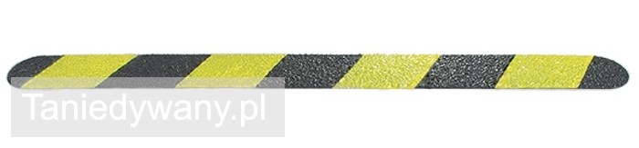 Obrazek ANTYPOŚLIZGI PROFILE Profil antypoślizgowy RAP Ostrzegawczy, Wersja podstawowa, Grubość 4 mm