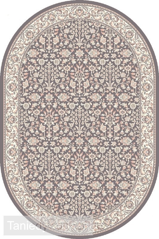 Obrazek Owal Isfahan Itamar Antracytowy Anthracite