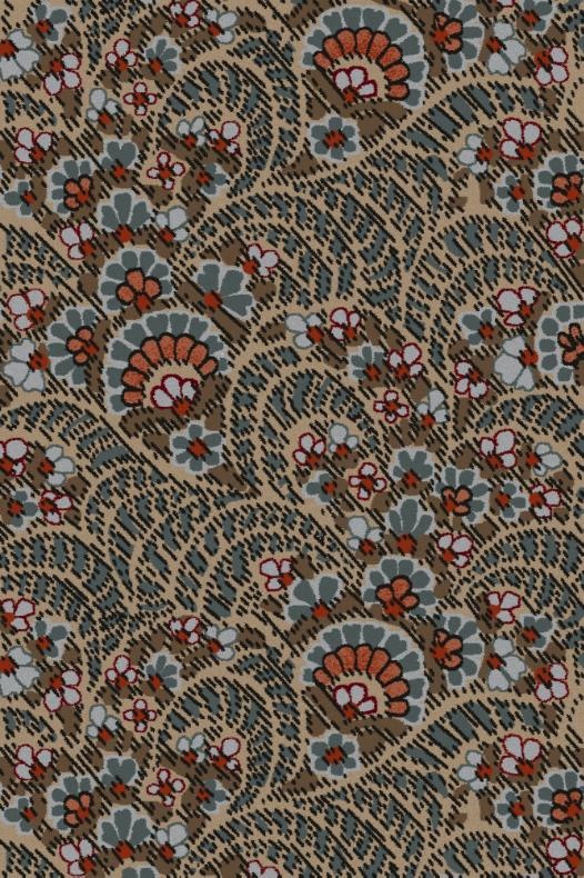 Obrazek TEMPO PAISLEY Copper tan