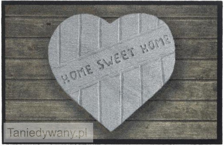 Obrazek Wycieraczka Print Heart Home Sweet